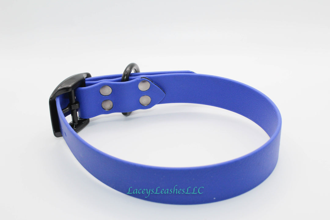 Pre Made Large Blue Dog Collar