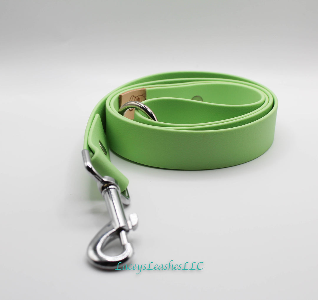 Pre Made 6 foot Lime Green Leash-1 inch width