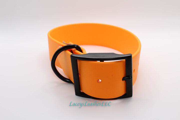 Pre Made Large Dog Collar- Creamsicle Orange