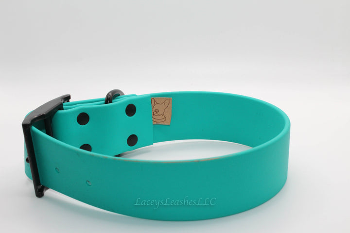 Pre Made Large Dog Collar- Teal