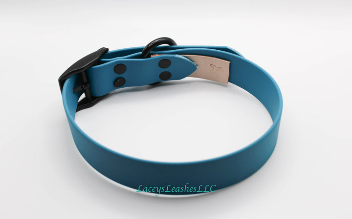 Pre Made Large Blue Dog Collar