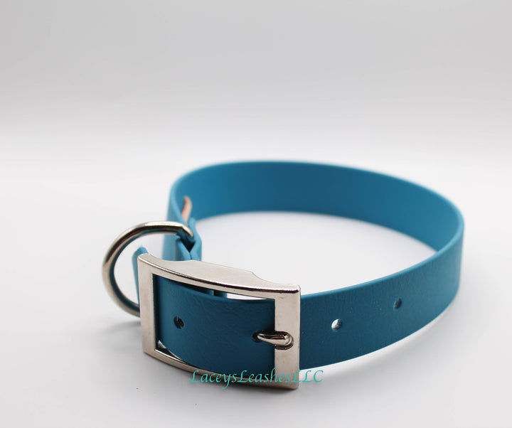 Pre Made Medium Dog Collar- Deep Blue