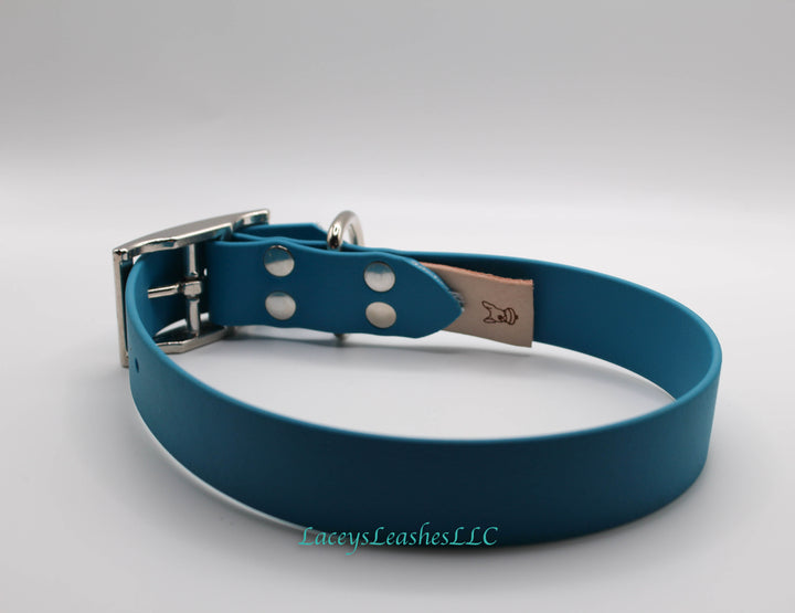 Pre Made Medium Dog Collar- Deep Blue