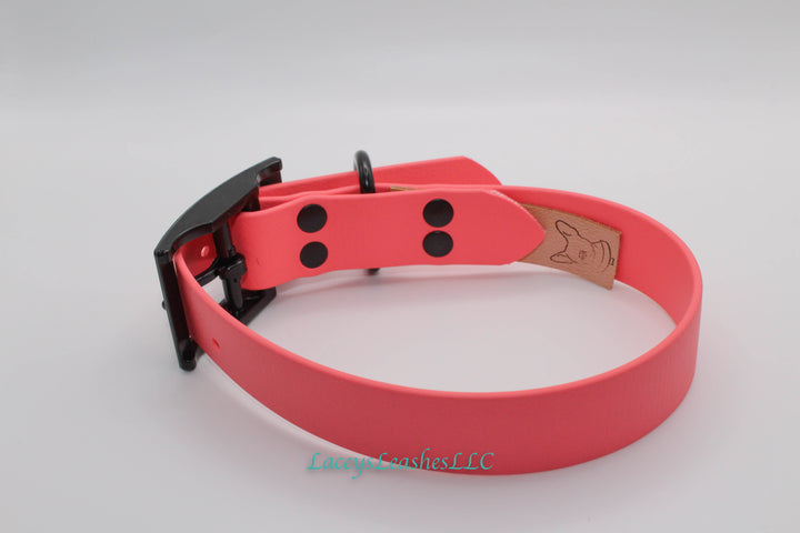 Pre Made Medium Spring Pink Dog Collar