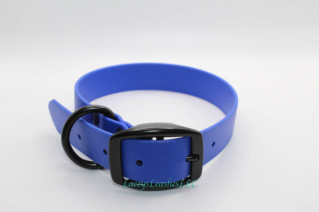 Pre Made Large Blue Dog Collar